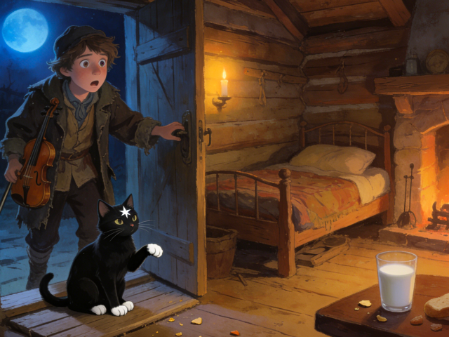 The Fiddler and the Cat 1 image